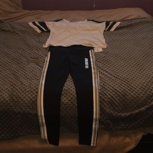 work our set pants and t-shirt